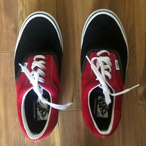 Black & Red Comfy Cush Vans